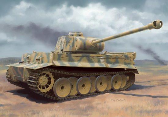 Dragon Military 1/35 Tiger I Ausf H2 Tank Kit