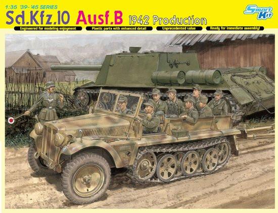 Dragon Military 1/35 SdKfz 10 Ausf B 1942 Production Halftrack Kit