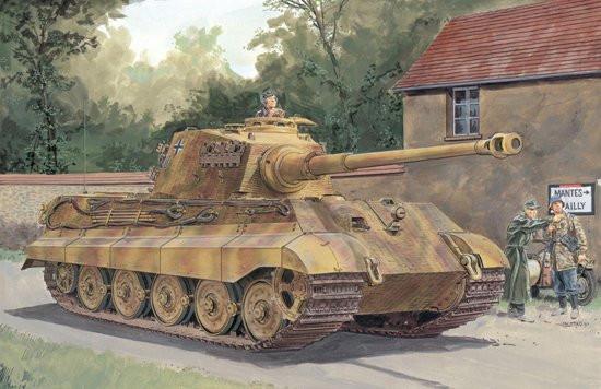 Dragon Military 1/72 King Tiger Henschel Tank Kit