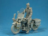 MiniArt Military Models 1/35 US Military Policeman w/Motorcycle Kit