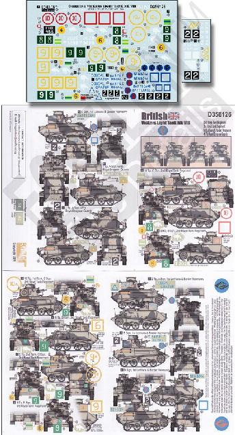 Echelon Decals 1/35 British Vickers Mk VI B Light Tank Pt 1