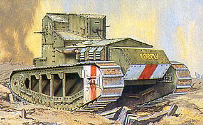 Emhar Military 1/35 WWI British Whippet Mk IV Tank Kit