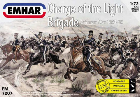 Emhar Military 1/72 Crimean War 1854-56 Charge of the Light Brigade (18 Mounted) Kit