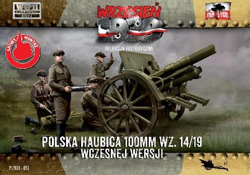 First To Fight 1/72 WWII 100mm Polish wz14/19 Early Version Howitzer Kit