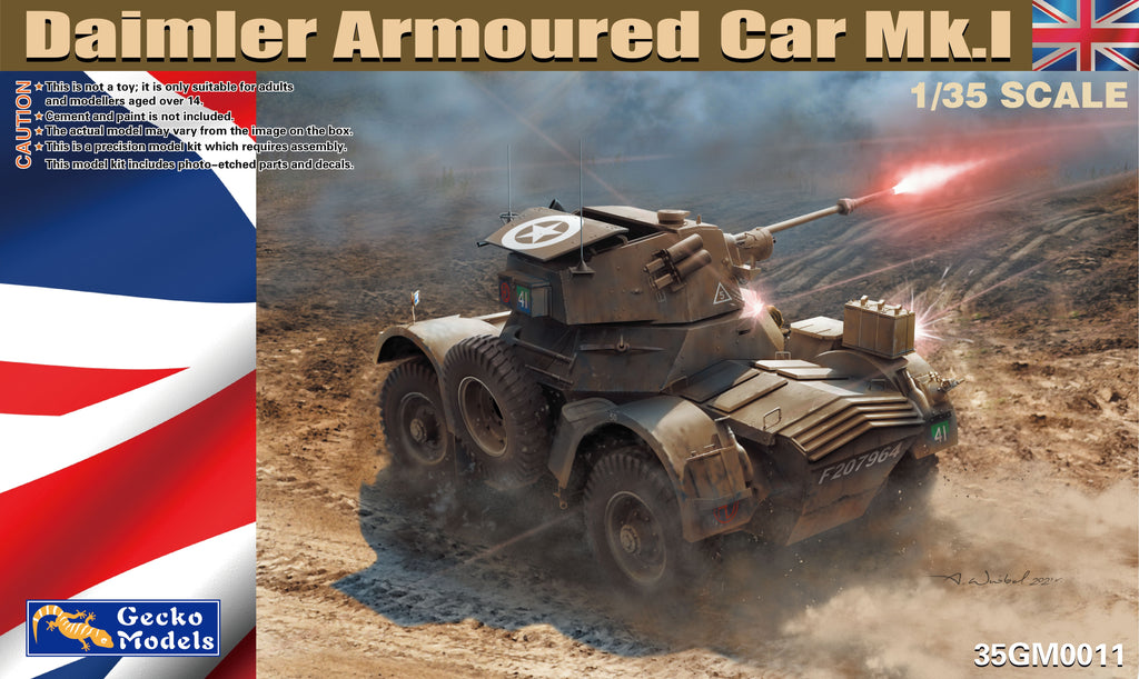 Gecko1/35 Daimler Armored Car Mk.I Kit