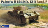 Gecko 1/16 German Pz. Kpfw. II Ausf. F (Sd. Kfz. 121) Tank N. Africa/Italian Front Kit