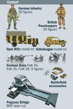 Italeri 1/72 Pegasus Bridge Assault Battle Diorama Set (New Tool)