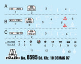 Italeri 1:35 Sd.Kfz. 10 Demag with Le. IG18 and Crew Kit