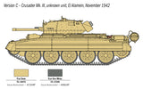 Italeri Military 1:35 Crusader Mk. III with British Tank Crew - El Alamein 80th Anniversary Kit