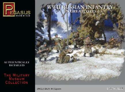 Pegasus Military 1/72 Russian Infantry Greatcoats WWII (40)