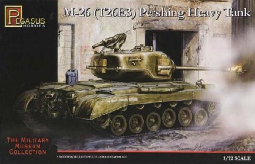 Pegasus Military 1/72 M26 (T26E3) Heavy Pershing Tank Kit