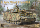 Border Models Military 1/35 PzKpfw IV Ausf H Early/Mid Tank (2 in 1) w/4 Crew Kit