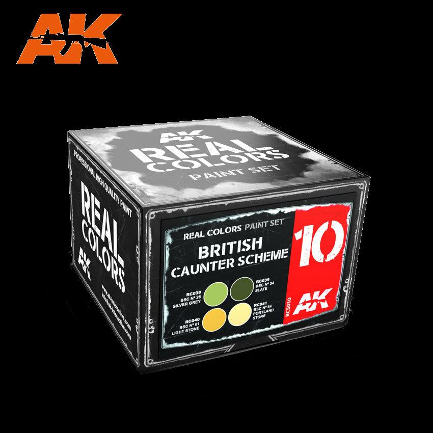 AK Interactive Real Colors: British Counter Scheme Acrylic Lacquer Pai –  Military Model Depot