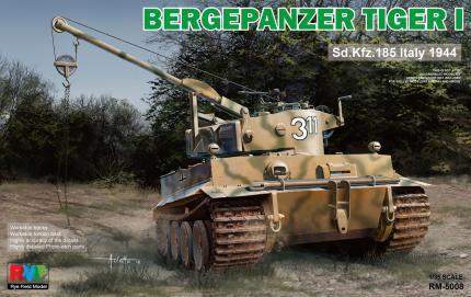 Rye Field Models 1/35 German Bergepanzer Tiger I Sd.Kfz.185 Kit