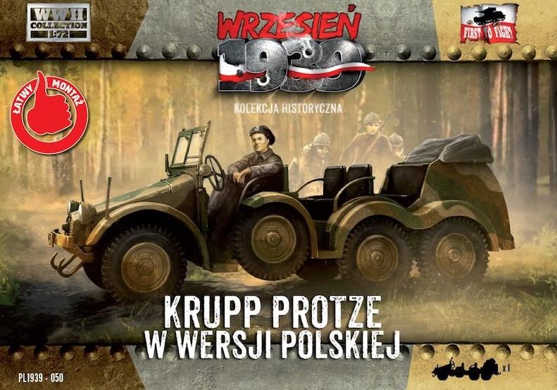 First To Fight 1/72 WWII Krupp Protze Polish Army Version Truck Kit