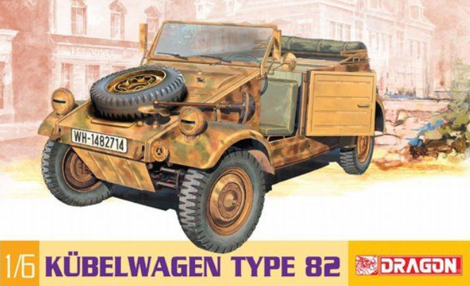 Dragon Military Models 1/6 Kubelwagen Type 82 Vehicle Kit