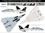 LNR Great Wall 1/48 US Navy F14B Tomcat Fighter (New Tool) Kit