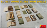 MiniArt Military Models 1/35 Soviet Ammo Boxes w/Shells Kit