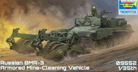 Trumpeter Military Models 1/35 Russian BMR3 Armored Mine Clearing Vehicle (New Tool) Kit