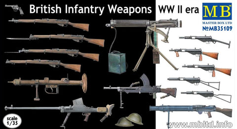 Master Box Ltd 1/35 WWII German Infantry Weapons Kit