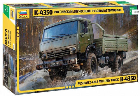Zvezda Military 1/35 Russian K4326 2-Axle Military Truck Kit