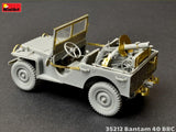 MiniArt Military Models 1/35 WWII Bantam 40BRC Military Car w/Gun & 5 Crew Kit