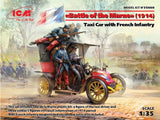 ICM 1/35 Taxi Car w/French Infantry Battle of the Marne 1914 Kit
