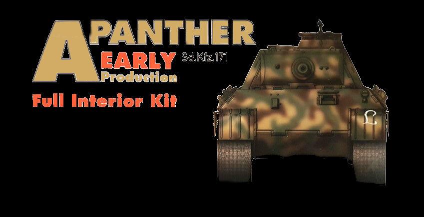 Takom 1/35 WWII Panther A Early Production SdKfz 171 Tank w/Full Interior Kit