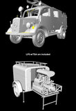 MiniArt 1/35 German L1500S FDB Fire Truck w/TSA Kit