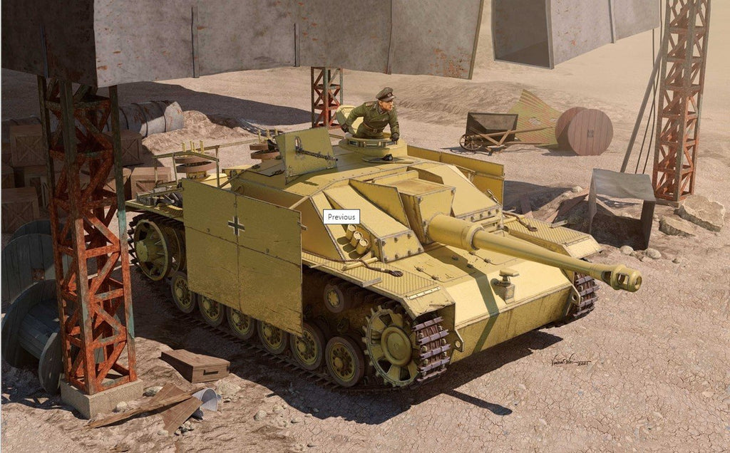 Gallery Models 1/16 StuG III Ausf G Tank w/Armor Side Skirts Kit