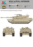 Rye Field 1/35 M1A1/A2 Abrams W/interior Kit
