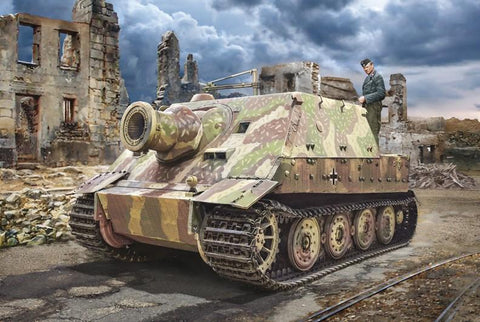 Italeri Military 1/35 Tiger Tank w/38cm RW61 Sturmmorser Kit
