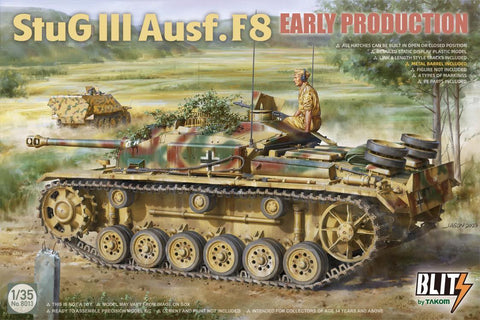 Takom Blitz 1/35 StuG III Ausf F8 Early Production Tank Kit