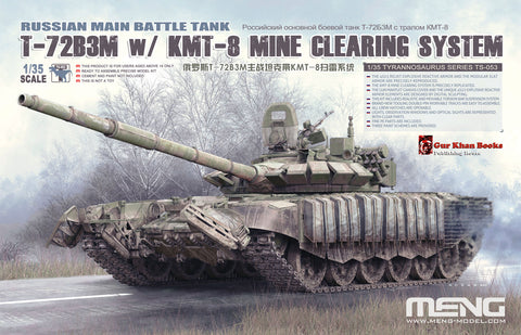 Meng 1/35 T72B3M Russian Main Battle Tank w/KMT8 Mine Clearing System Kit