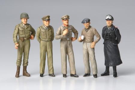 Tamiya 1/48 WWII Famous Generals (5 Figures) Kit