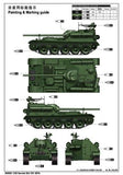 Trumpeter Military Models 1/35 Soviet Su101 Self-Propelled Artillery Tank Kit