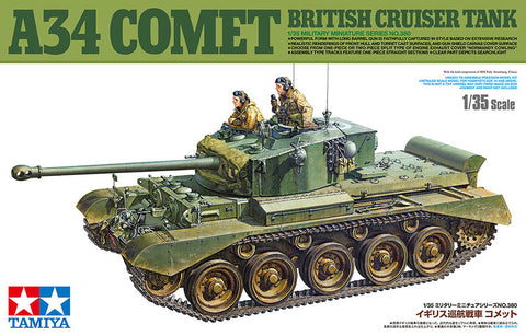 Tamiya Military 1/35 British Cruiser A34 Comet Tank (New Tool) Kit