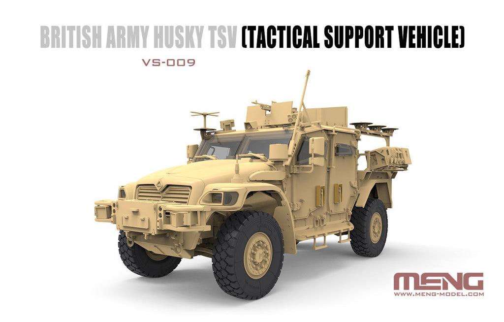 Meng Military Models 1/35 Husky TSV British Army Tactical Support Vehicle (New Tool) Kit