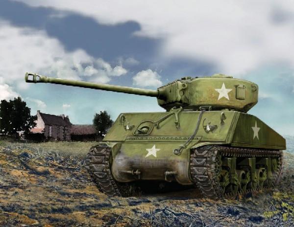 Zvezda 1/100 US M4A2 Sherman Tank Snap Kit