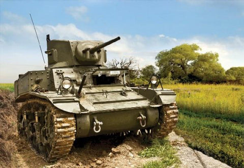 Zvezda 1/100 US MA1 Stuart Tank Snap Kit