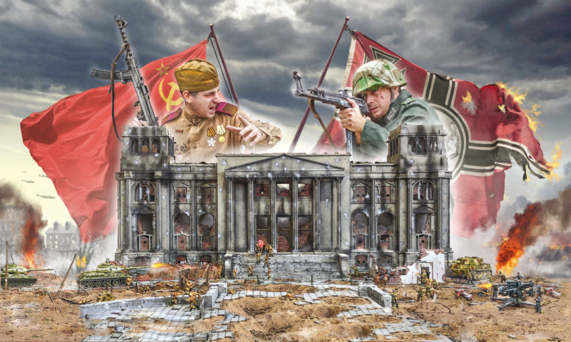 Italeri 1/72 Battle for the Reichstag Berlin 1945 Diorama Set