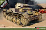 Academy Military 1/35 German Panzer II Ausf F Tank North Africa Kit