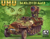 AFV Club 1/35 UHU SdKfz 251/20 Ausf D Infrared Searchlight Carrier Kit