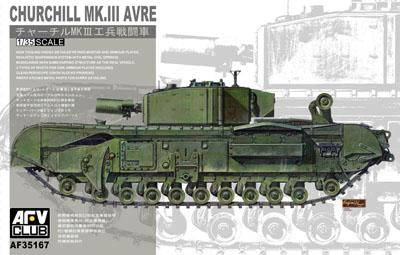 AFV Club Military 1/35 British Churchill Mk III (AVRE) Tank Kit