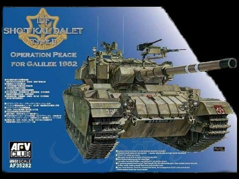 AFV Club Military 1/35 Sho't Kal Dalet Type II IDF Tank (Operation Peace for Galilee 1982) Kit