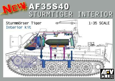 AFV Club 1/35 Sturmtiger Interior Conversion Kit