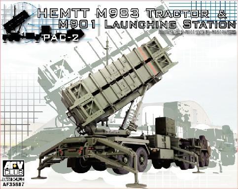 AFV Club 1/35 HEMTT M983 Tractor & M901 Launching Station w/Patriot PAC2 Missiles & M860 Semi-Trailer Kit
