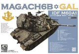 AFV Club Military 1/35 IDF M60A1 Magach 6B GAL Tank Kit