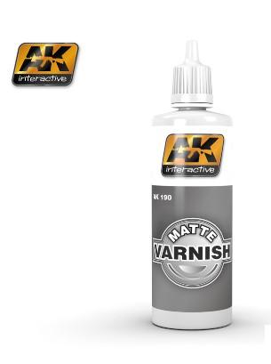 AK Interactive Matte Acrylic Varnish 60ml Bottle