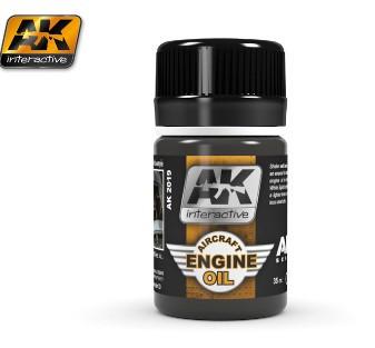 AK Interactive Air Series: Aircraft Engine Oil Enamel Wash 35ml Bottle
